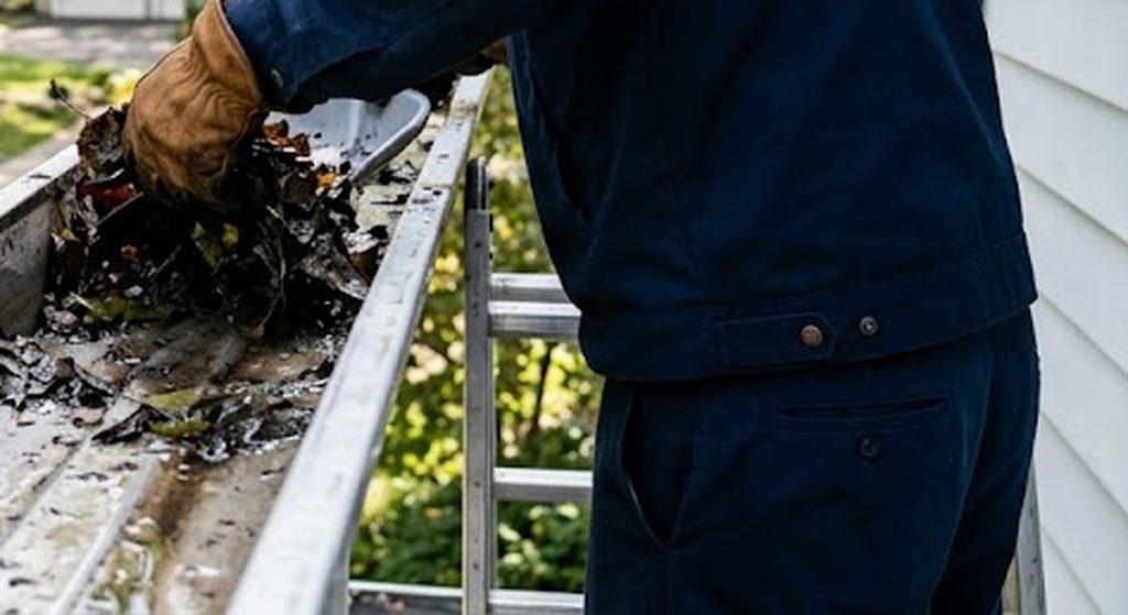 Gutter cleaning service