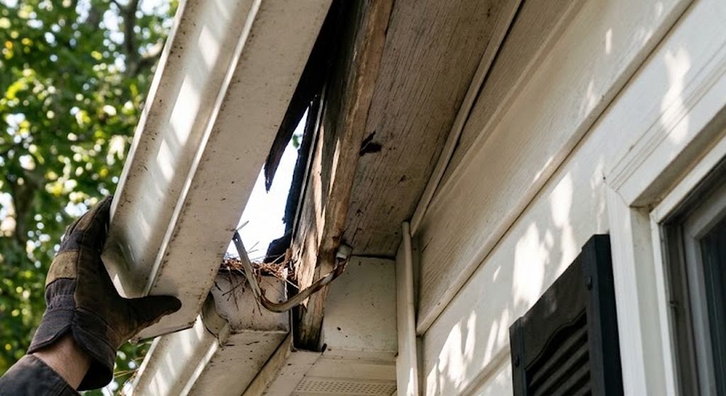 Gutter repair service